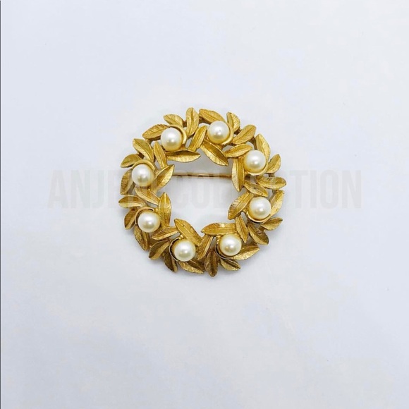 “Ivy Pearl” vintage brooch - Picture 1 of 2
